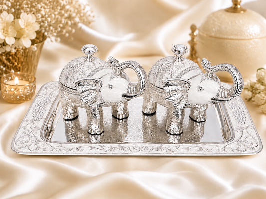 Elephant Body Sugar Pot Set