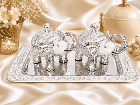 Elephant Body Sugar Pot Set