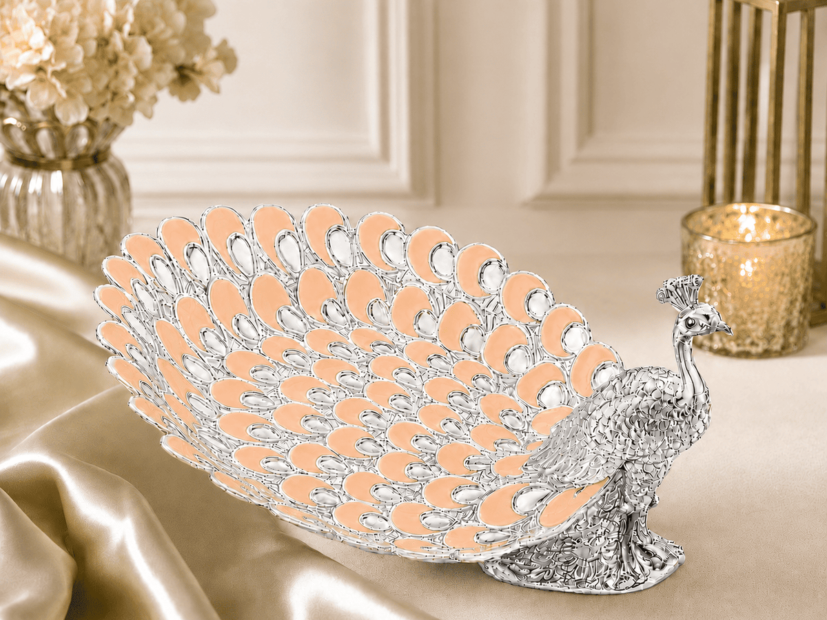 Royal Peacock Decorative Bowl