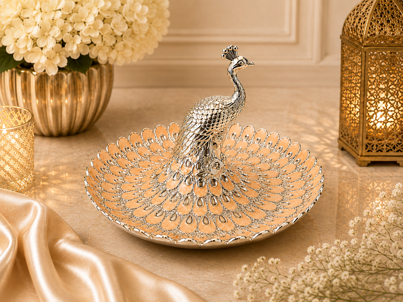 Royal Peacock Platter