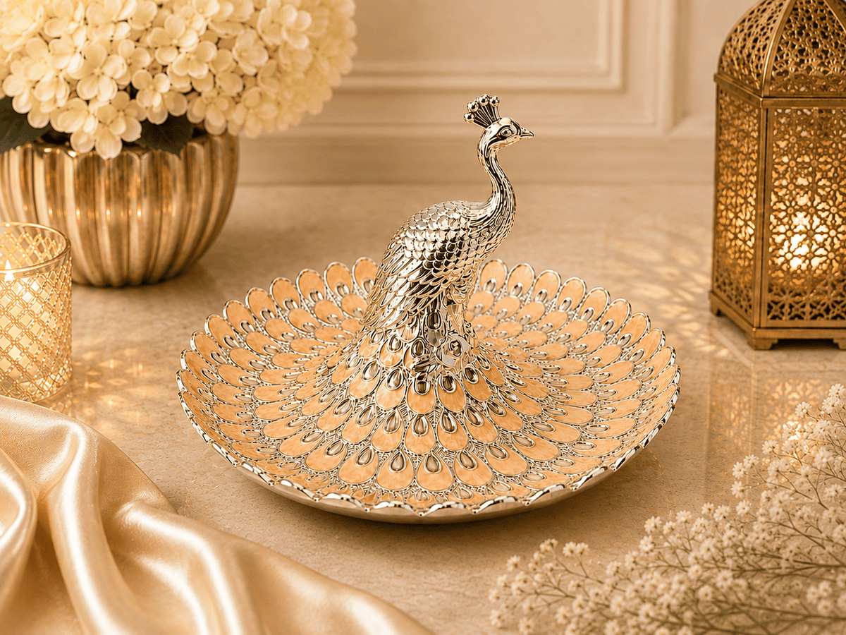 Royal Peacock Platter