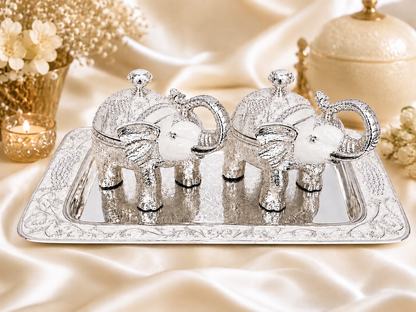 Elephant Body Sugar Pot Set