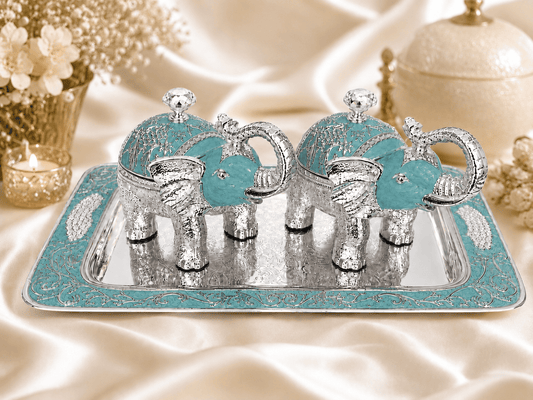 Elephant Body Sugar Pot Set