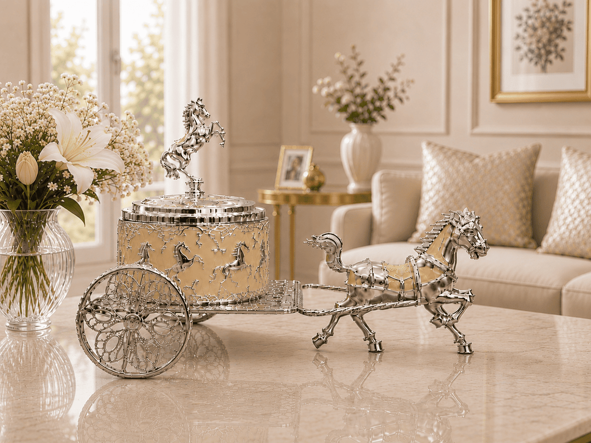 Horse Carriage with Single Bowl