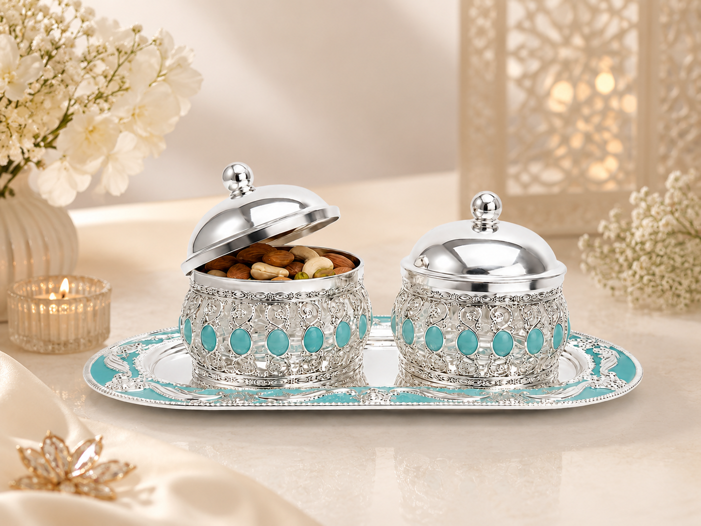 Royal Crystal Dry Fruit Set