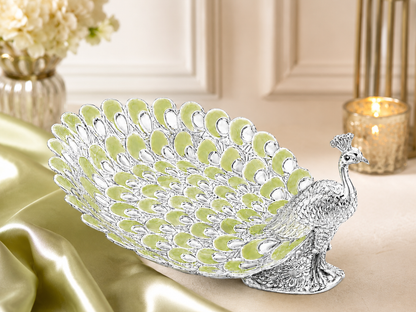 Royal Peacock Decorative Bowl