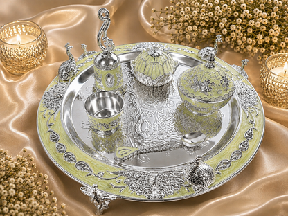 Royal Peacock Pooja Thali